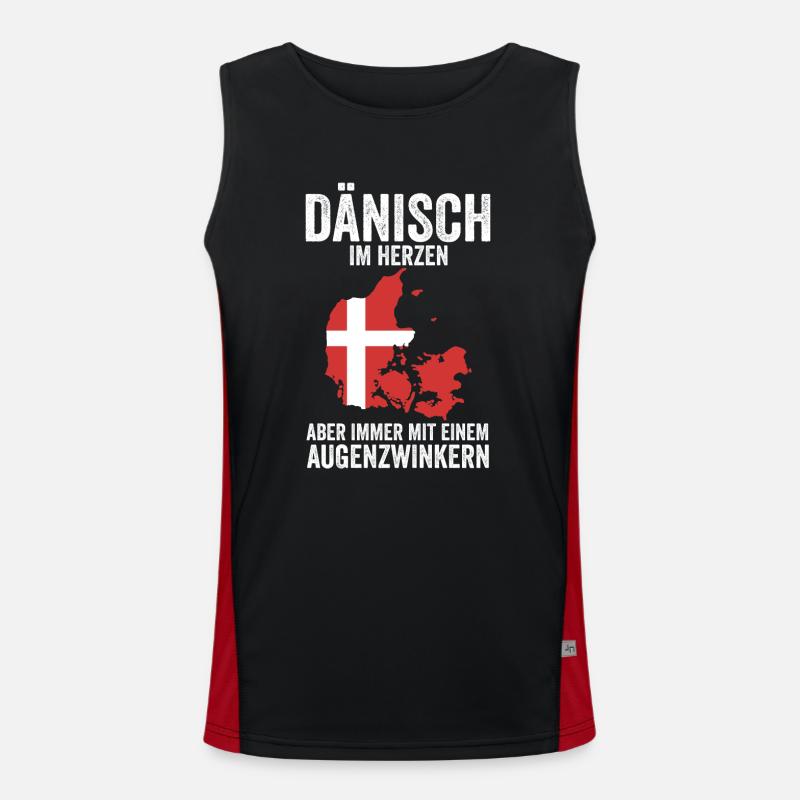 Danois Danemark Débardeur respirant contrasté Homme 