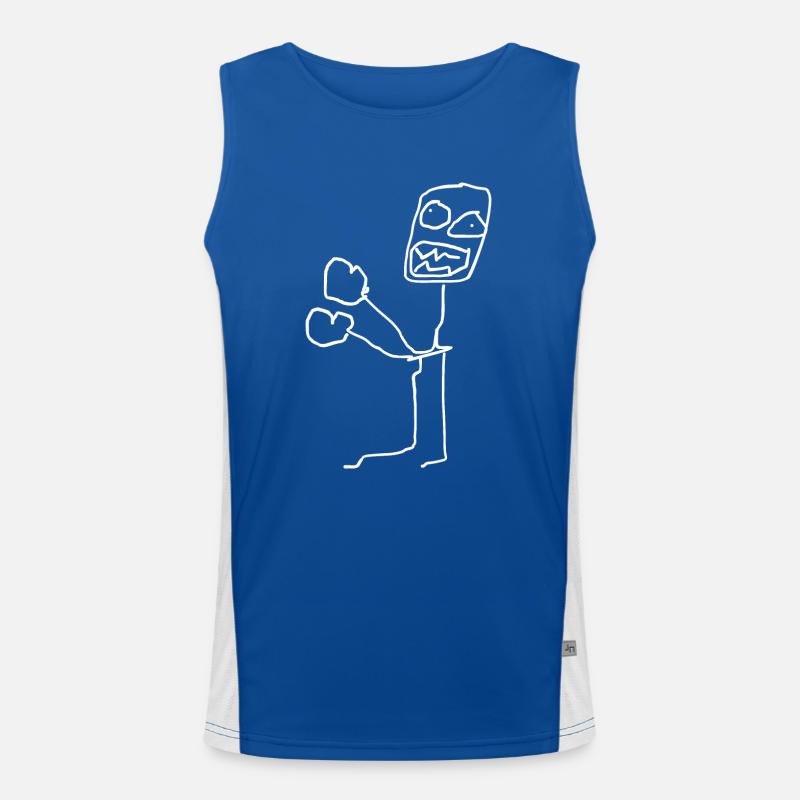 Boxe boxeuse Débardeur respirant contrasté Homme 
