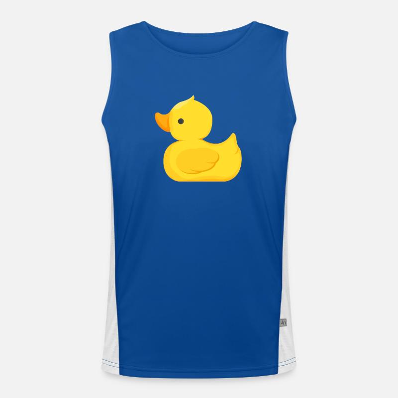 Ente Funktionelles Kontrast-Tank Top für Männer 