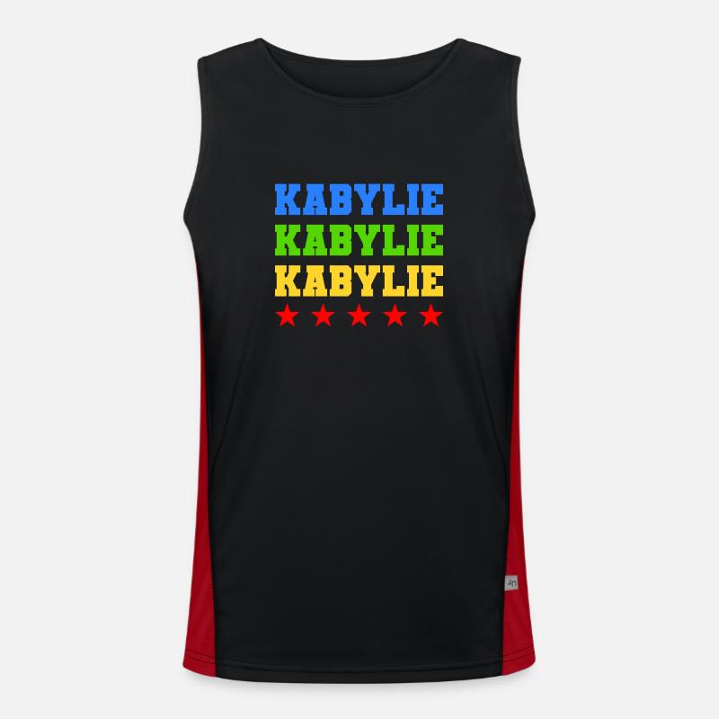 Kabylia Men's Functional Contrast Tank Top 
