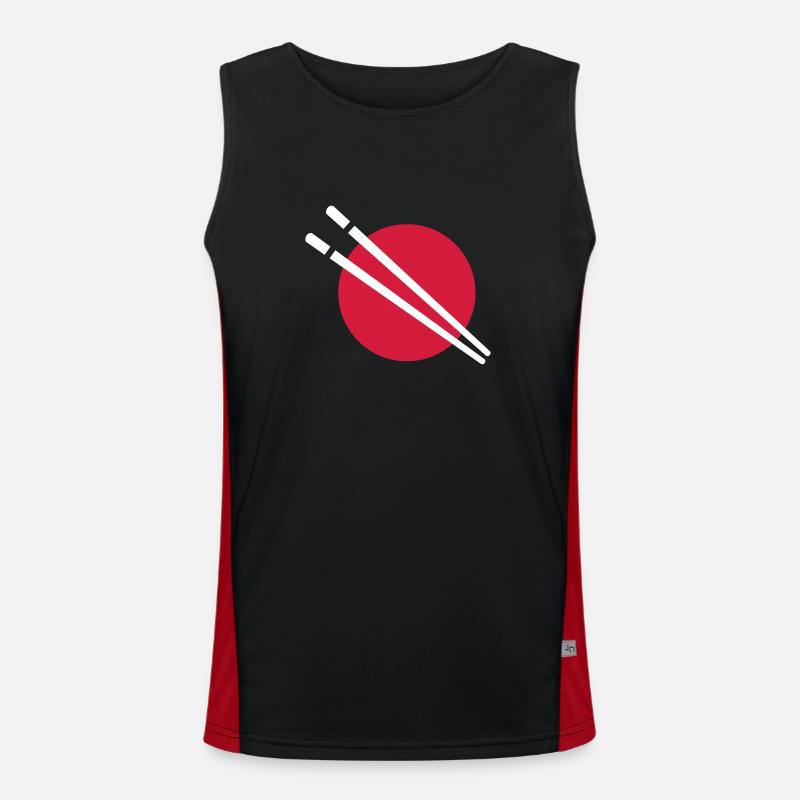Japan Funktionelles Kontrast-Tank Top für Männer 