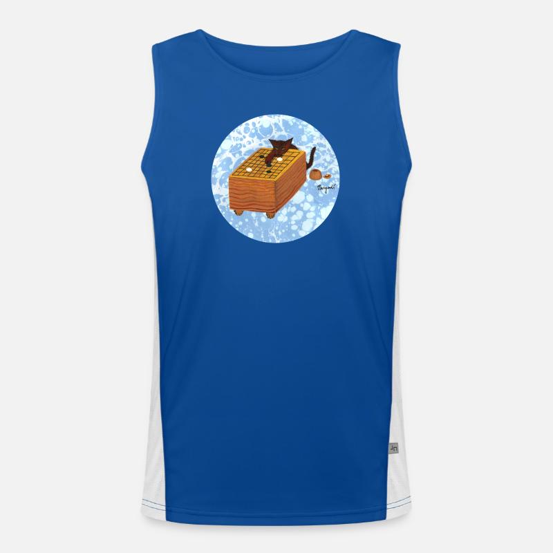 Sniffing the Third Line Men's Functional Contrast Tank Top 