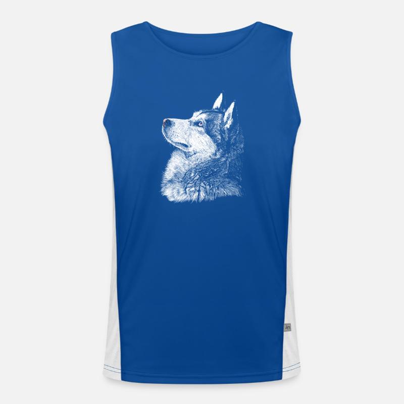 Husky Funktionelles Kontrast-Tank Top für Männer 