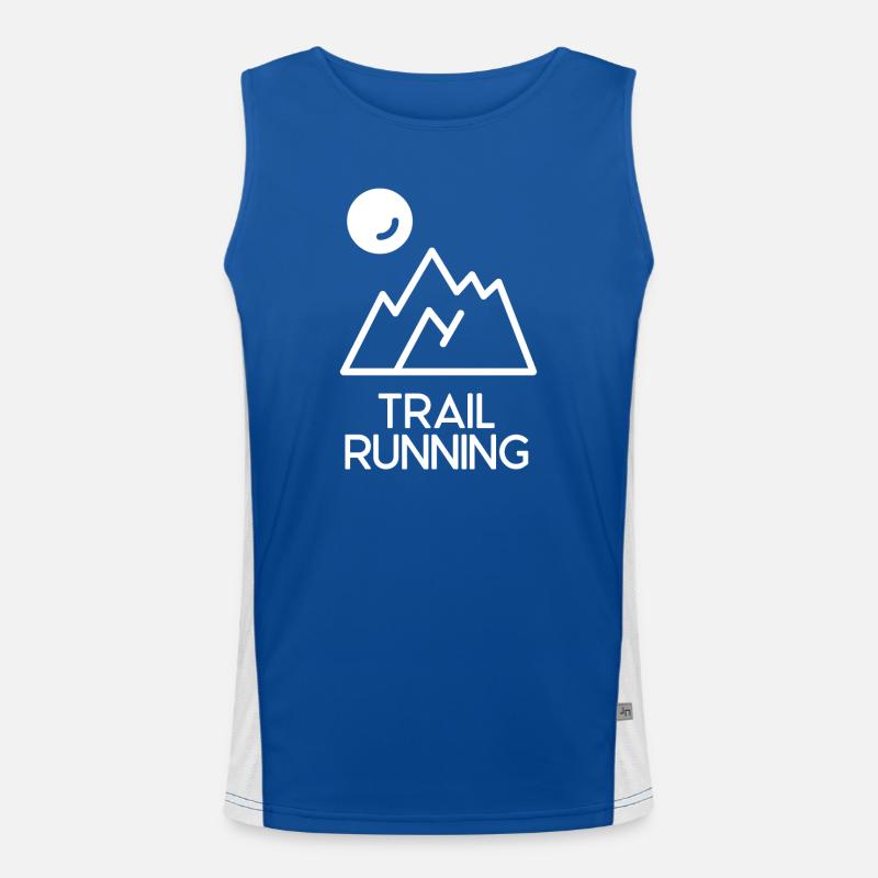 Trail Running Men's Functional Contrast Tank Top 