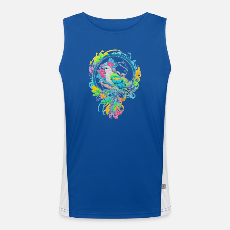 Vogel Funktionelles Kontrast-Tank Top für Männer 