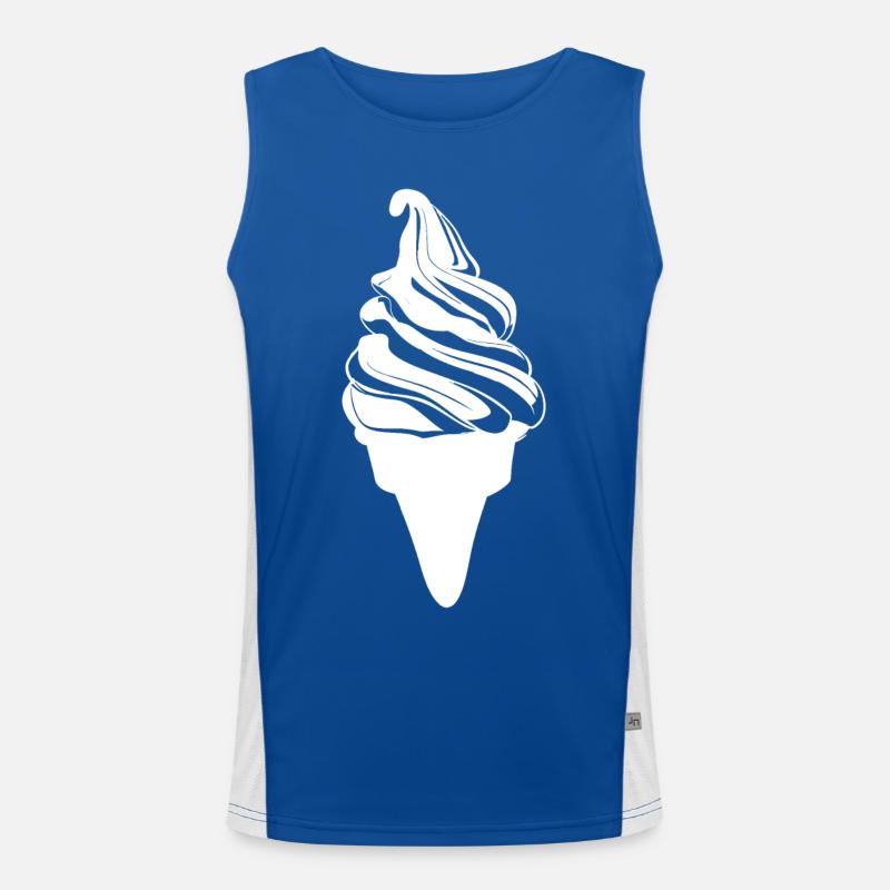 Glace molle Débardeur respirant contrasté Homme 