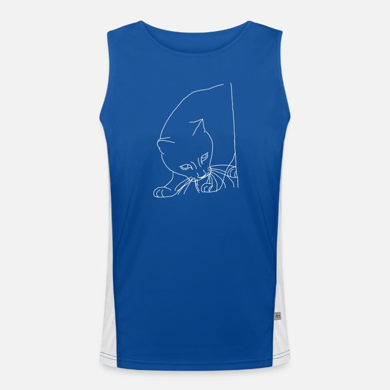 Chat Débardeur respirant contrasté Homme 