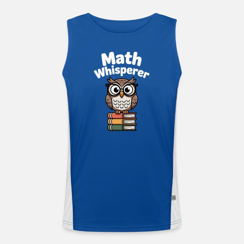 Math Whisperer Men's Functional Contrast Tank Top 