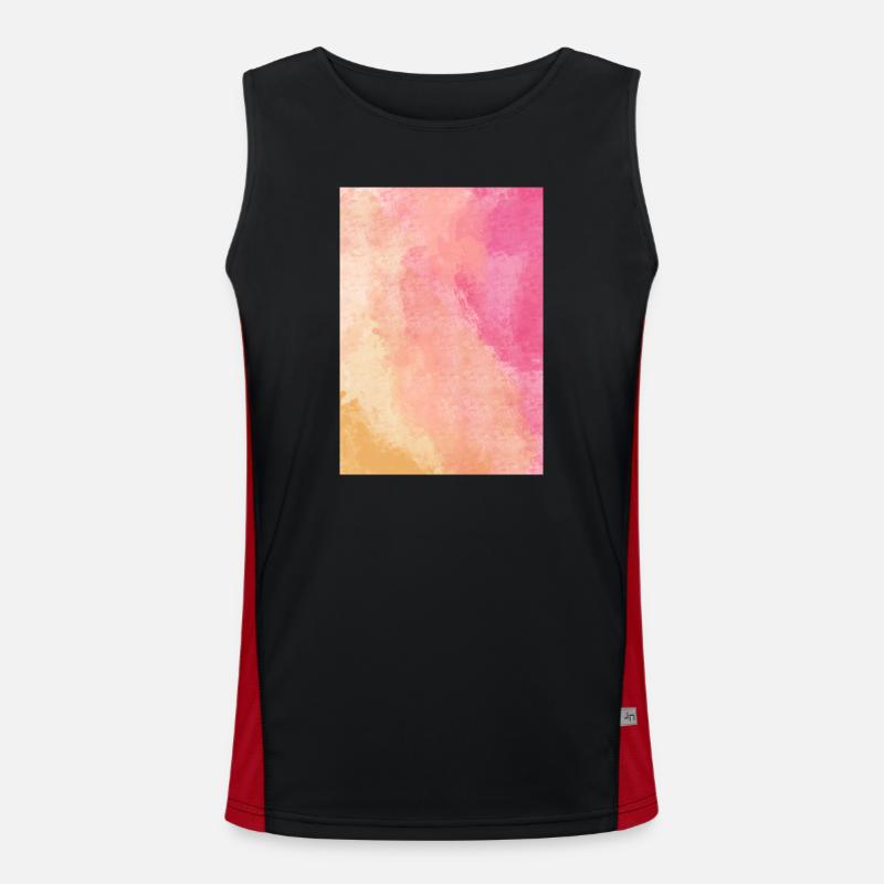 Gradient - Rise customizable Men's Functional Contrast Tank Top 