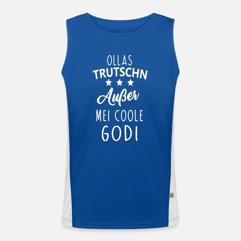 trutschn Godi Funktionelles Kontrast-Tank Top für Männer 