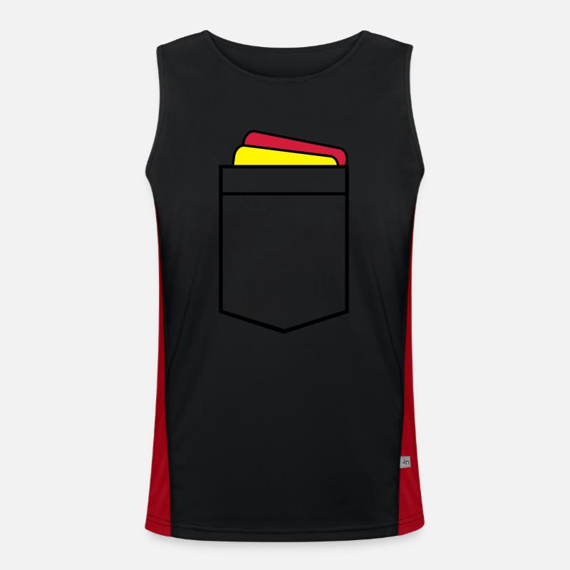 Referee Men's Functional Contrast Tank Top 