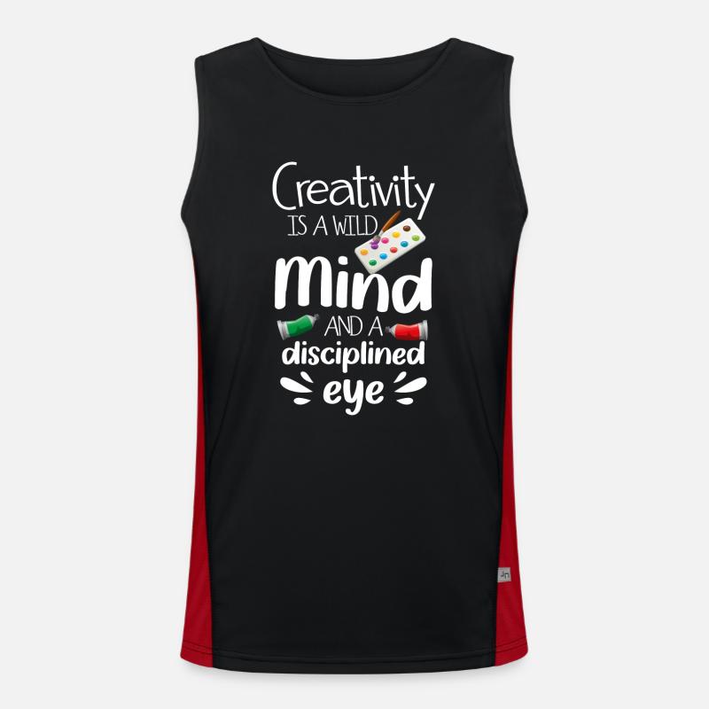 Painter Profession Varnisher Craft Men's Functional Contrast Tank Top 