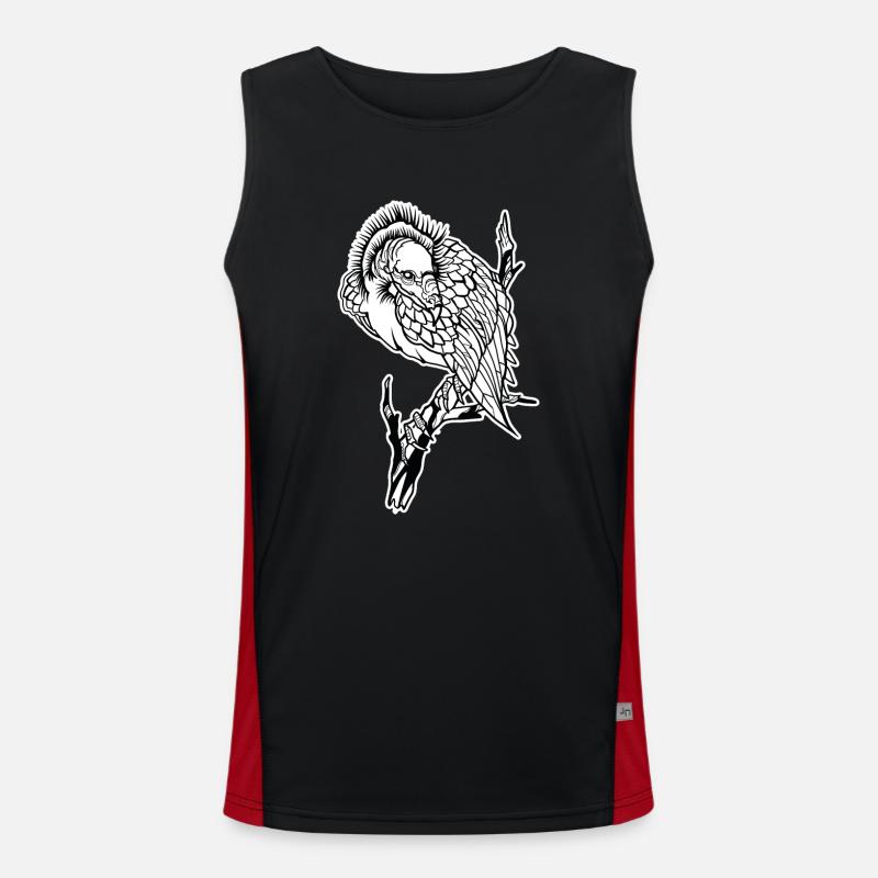 Vulture // Illustration Men's Functional Contrast Tank Top 