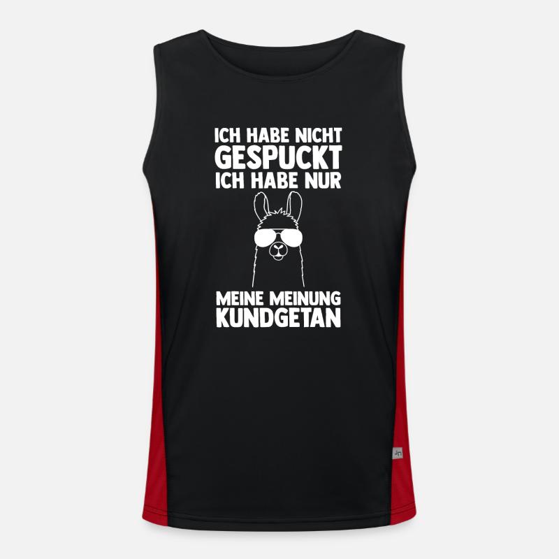 Lama Funktionelles Kontrast-Tank Top für Männer 