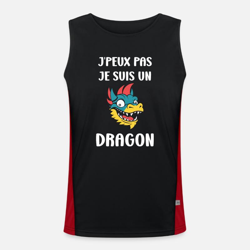 Bébé dragon Débardeur respirant contrasté Homme 