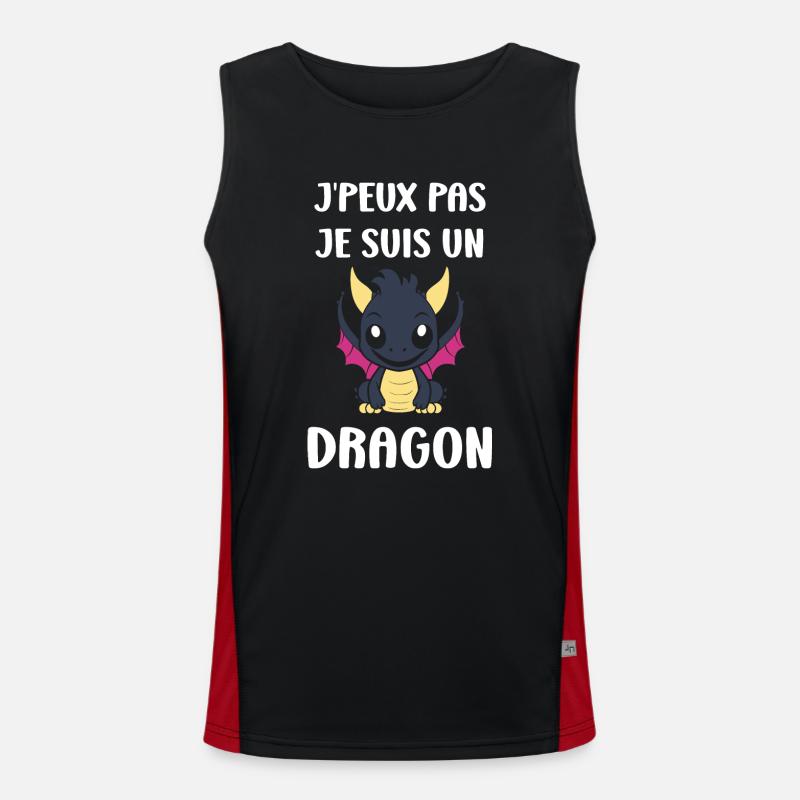 Bébé dragon Débardeur respirant contrasté Homme 