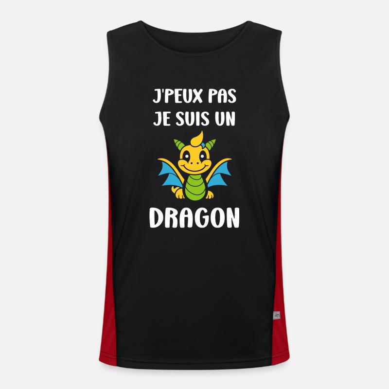 Bébé dragon Débardeur respirant contrasté Homme 