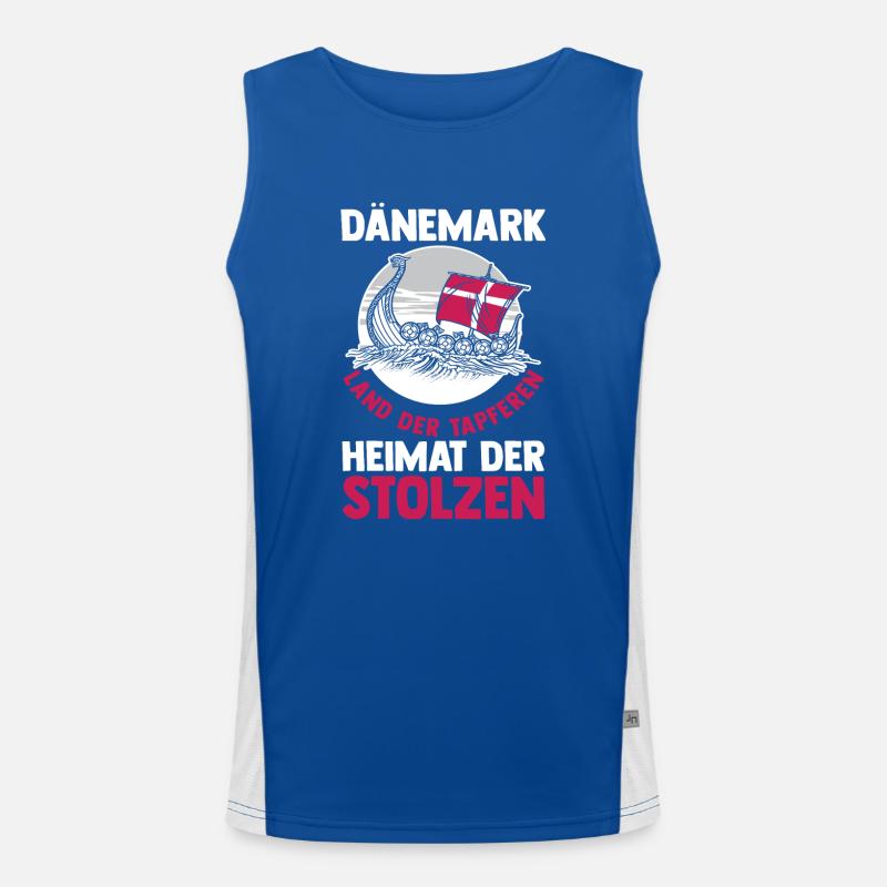 Danois Danemark Débardeur respirant contrasté Homme 