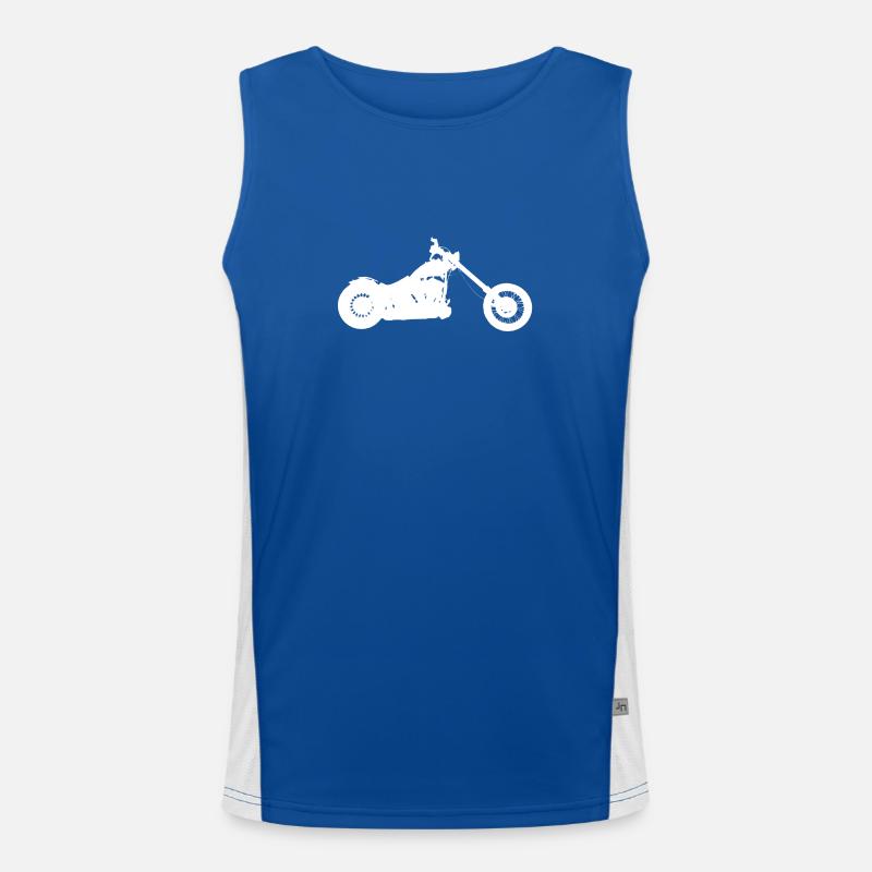 Harrikka Softail Chopper Funktionelles Kontrast-Tank Top für Männer 