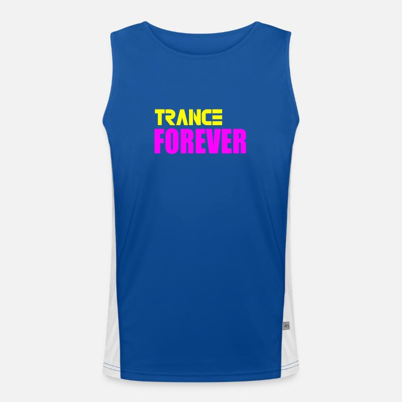 Trance forever Men's Functional Contrast Tank Top 