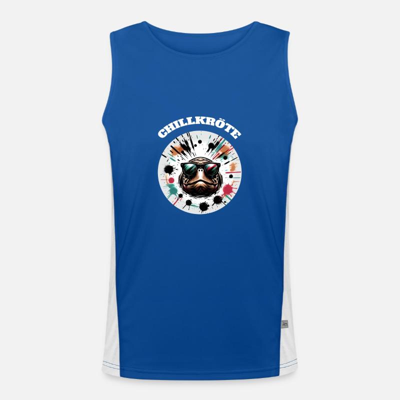 Chill Toad Turtle Men's Functional Contrast Tank Top 