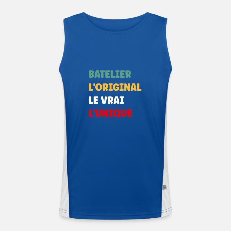 batelier Débardeur respirant contrasté Homme 