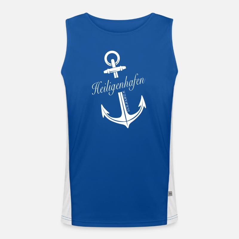Heiligenhafen Funktionelles Kontrast-Tank Top für Männer 