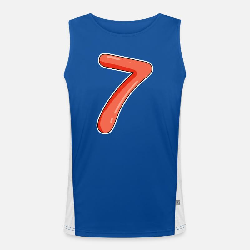 Sieben Funktionelles Kontrast-Tank Top für Männer 