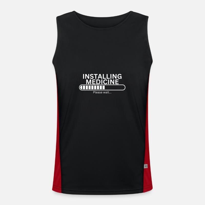 Medicine Installing Funktionelles Kontrast-Tank Top für Männer 