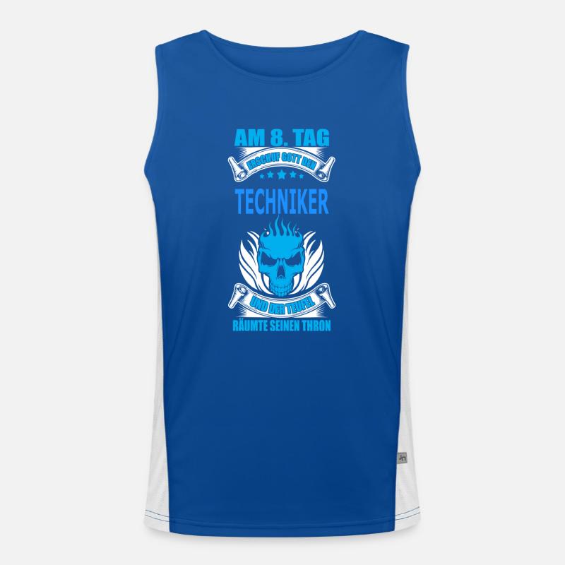 TECHNIKER Funktionelles Kontrast-Tank Top für Männer 