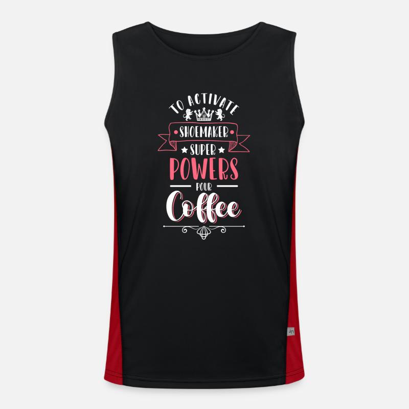 Schuster Shoe Craftsman Sole Men's Functional Contrast Tank Top 