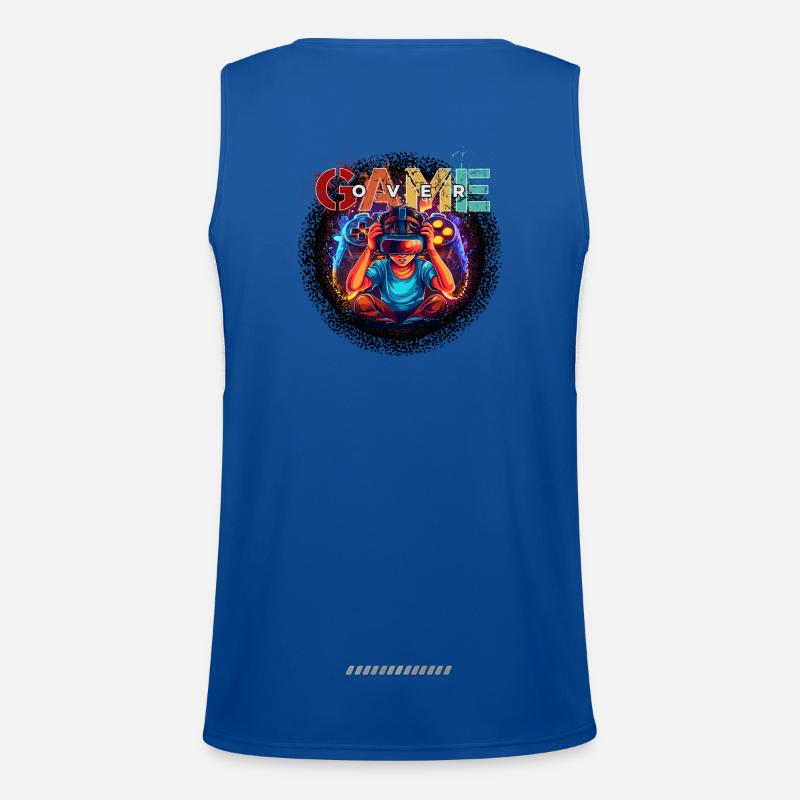 Gaming fun Men's Functional Contrast Tank Top 