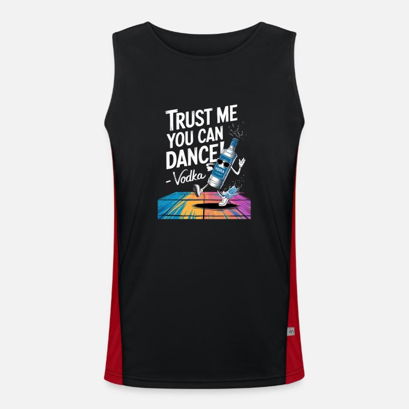 Trust me you can dance. - Vodka Funktionelles Kontrast-Tank Top für Männer 