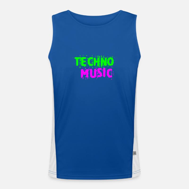 Musique techno Débardeur respirant contrasté Homme 