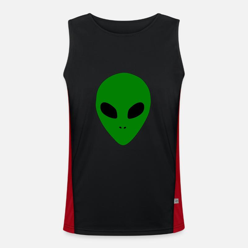 Tête extraterrestre Débardeur respirant contrasté Homme 