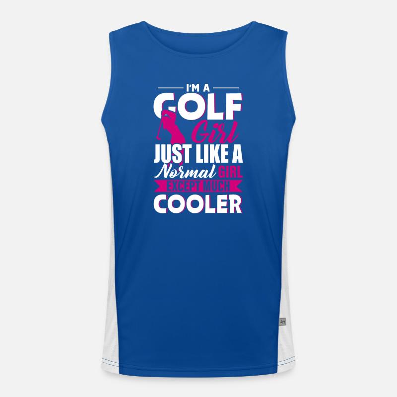 Golfer Men's Functional Contrast Tank Top 