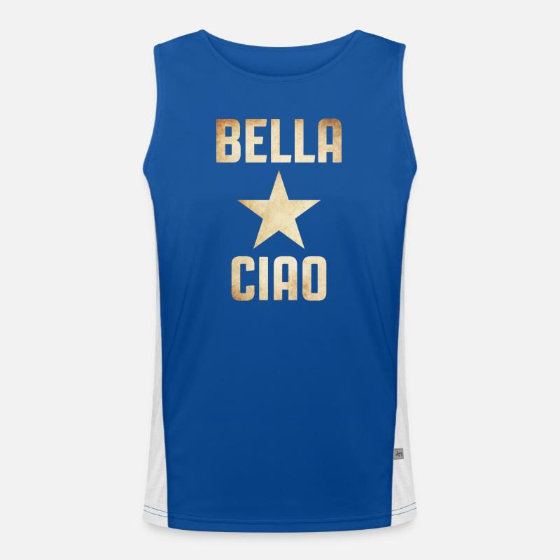 Partisan Singing Men's Functional Contrast Tank Top 