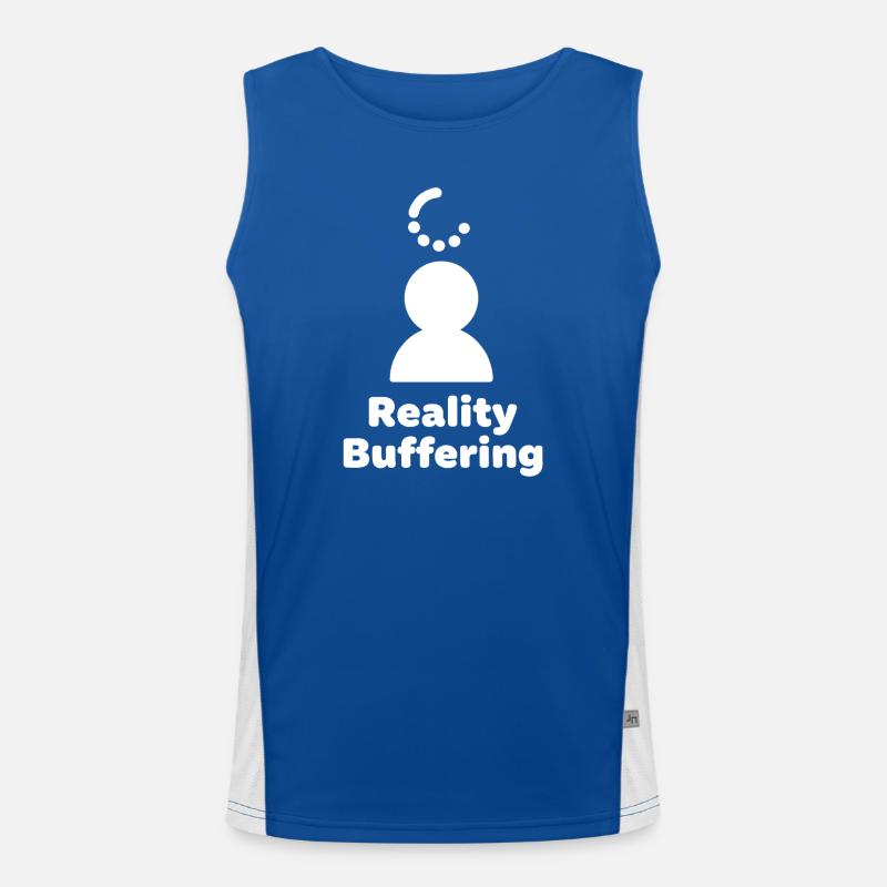 Reality Buffering Icon Men's Functional Contrast Tank Top 