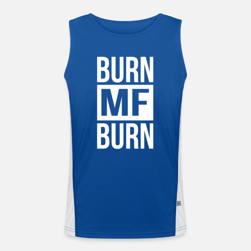Burn MF Burn Men's Functional Contrast Tank Top 