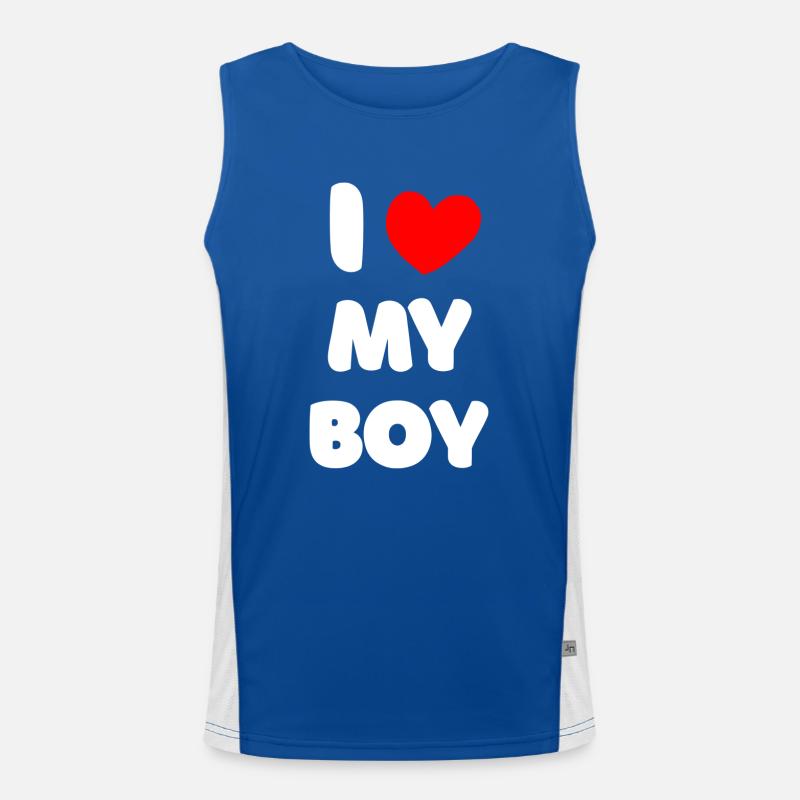 J’AIME MON GARÇON Débardeur respirant contrasté Homme 