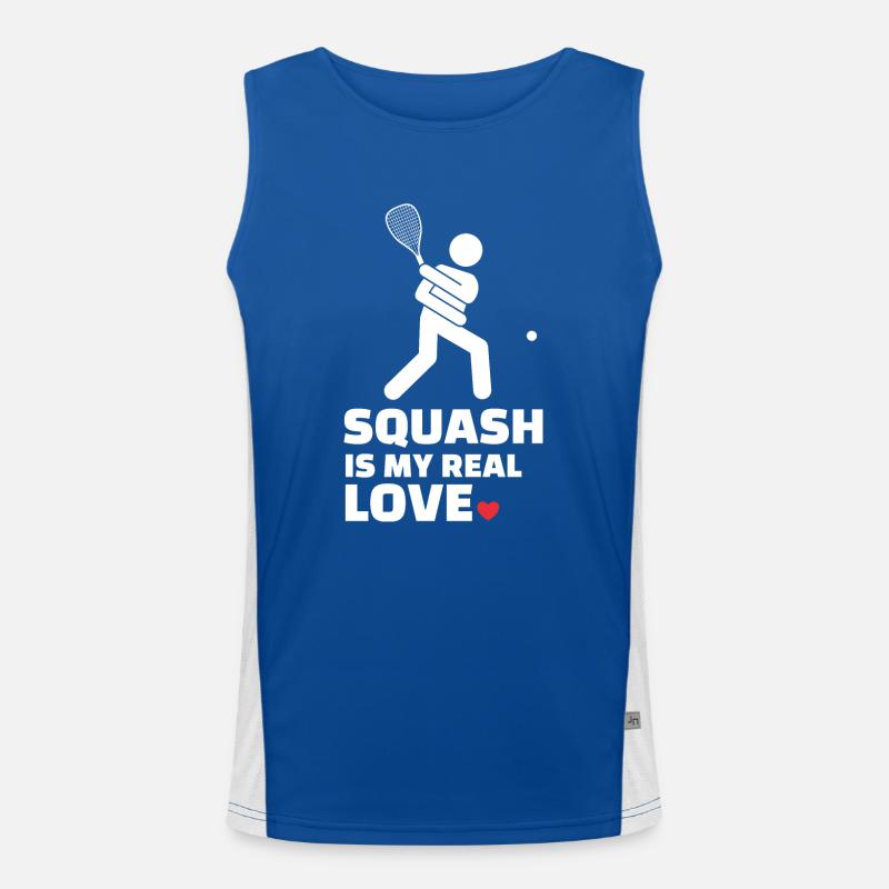 J’adore le squash Débardeur respirant contrasté Homme 