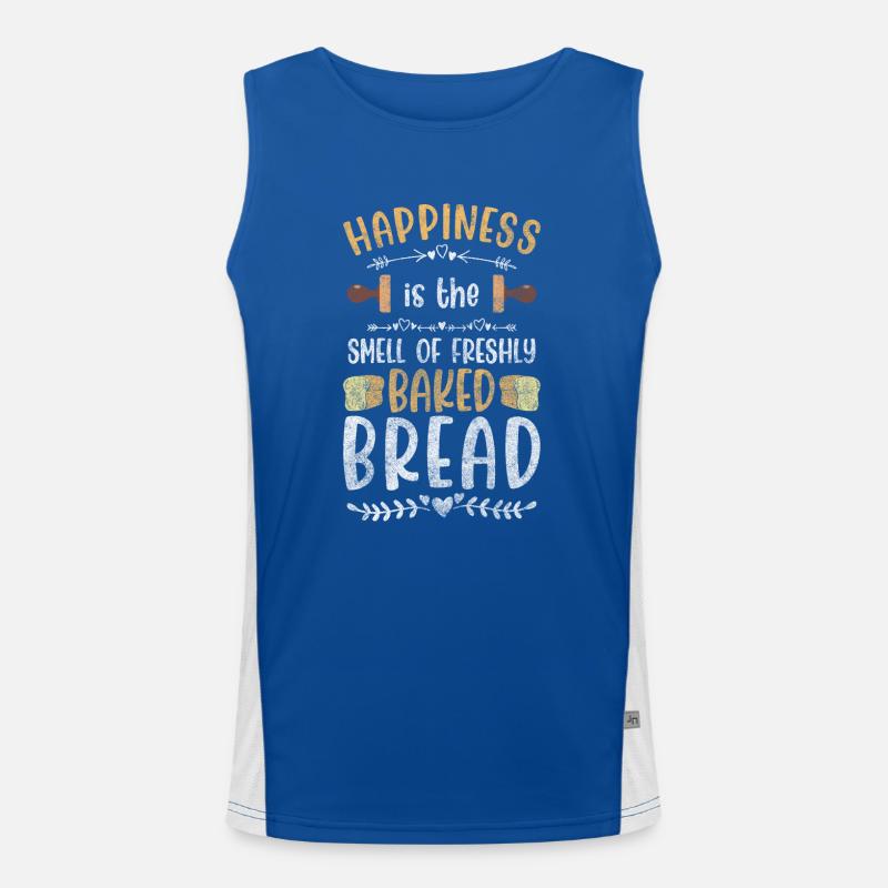 Baking Cupcake Men's Functional Contrast Tank Top 
