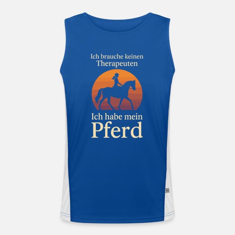 I don't need a therapist, I have my Men's Functional Contrast Tank Top 
