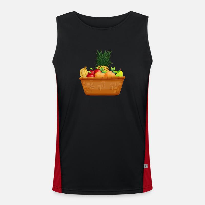 Fruit basket Men's Functional Contrast Tank Top 