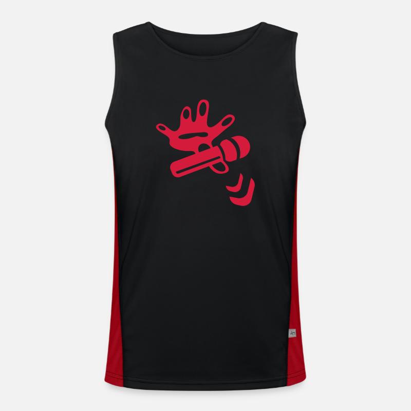 Mike Drop icon Men's Functional Contrast Tank Top 