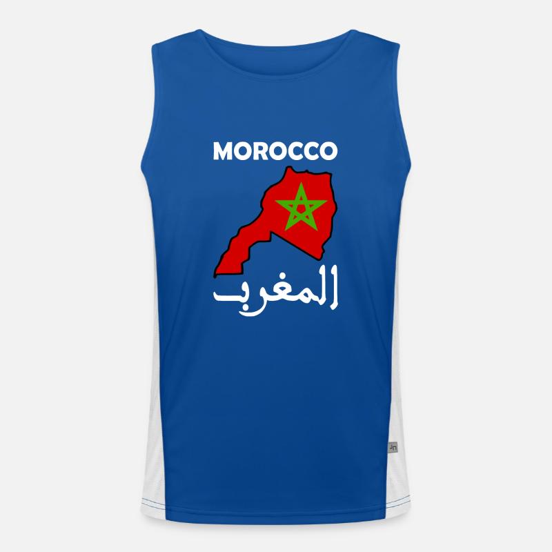 Maroc Débardeur respirant contrasté Homme 