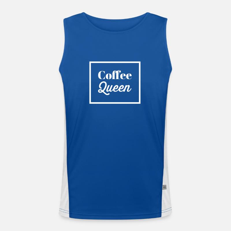 Coffee Queen Men's Functional Contrast Tank Top 