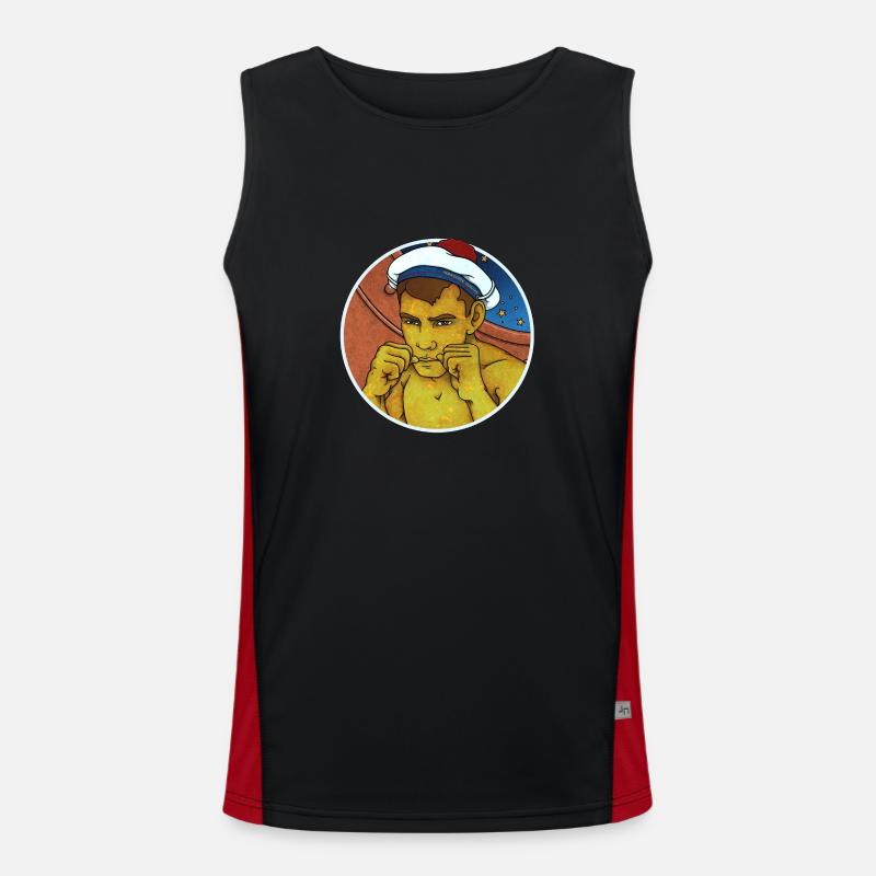 MATROSE 003 Funktionelles Kontrast-Tank Top für Männer 
