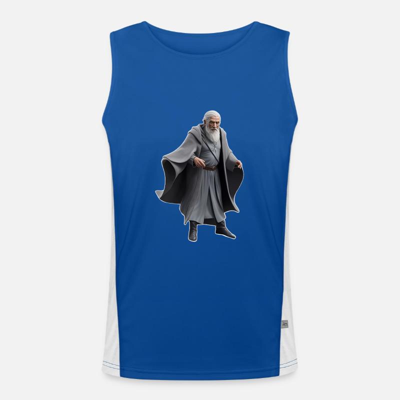 Magier Funktionelles Kontrast-Tank Top für Männer 