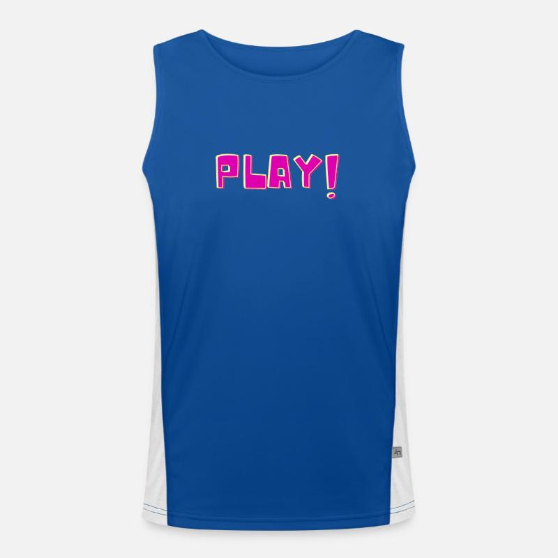 Play Funktionelles Kontrast-Tank Top für Männer 